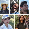 Headshots of 5 grad students